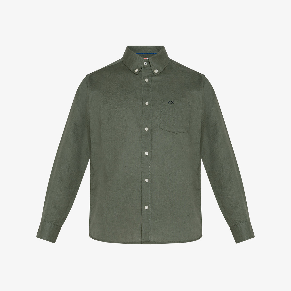BOY'S SHIRT LINEN B/D L/S MILITARE