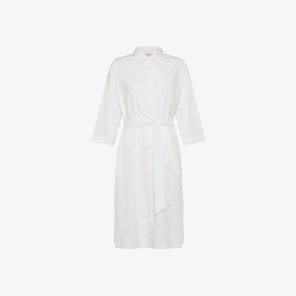 SHIRT DRESS BIANCO PANNA