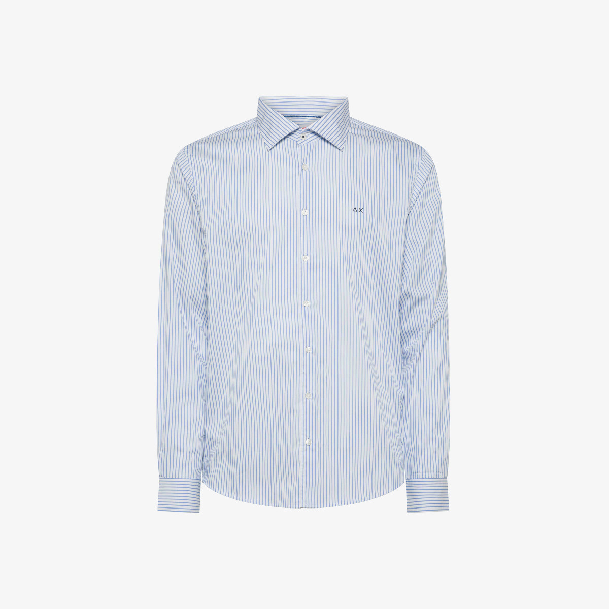 Sun 68 Camicia In Cotone A Righe - Uomo