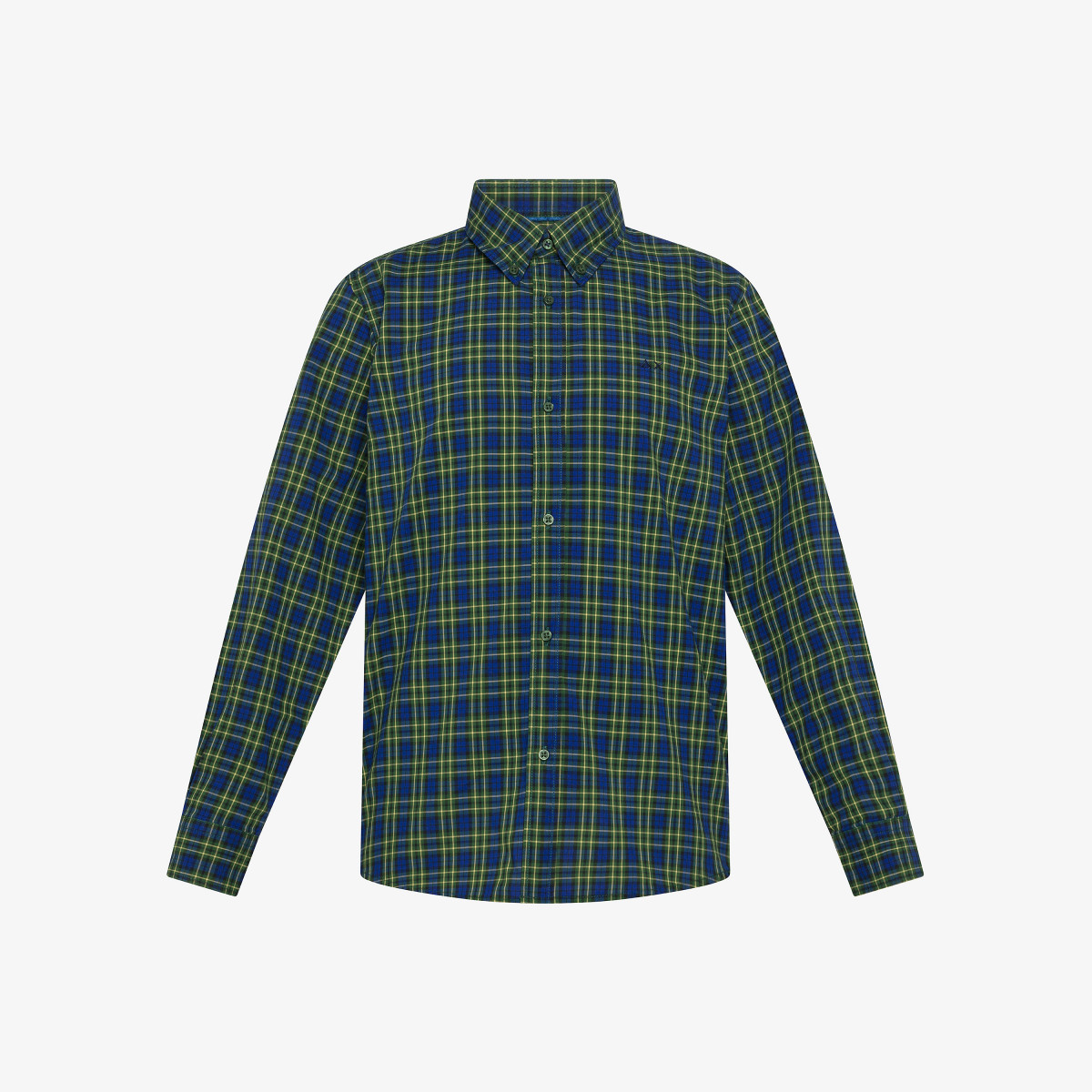 Sun 68 Boy's Shirt Microcheck Smaller Collar L/s - Bambino