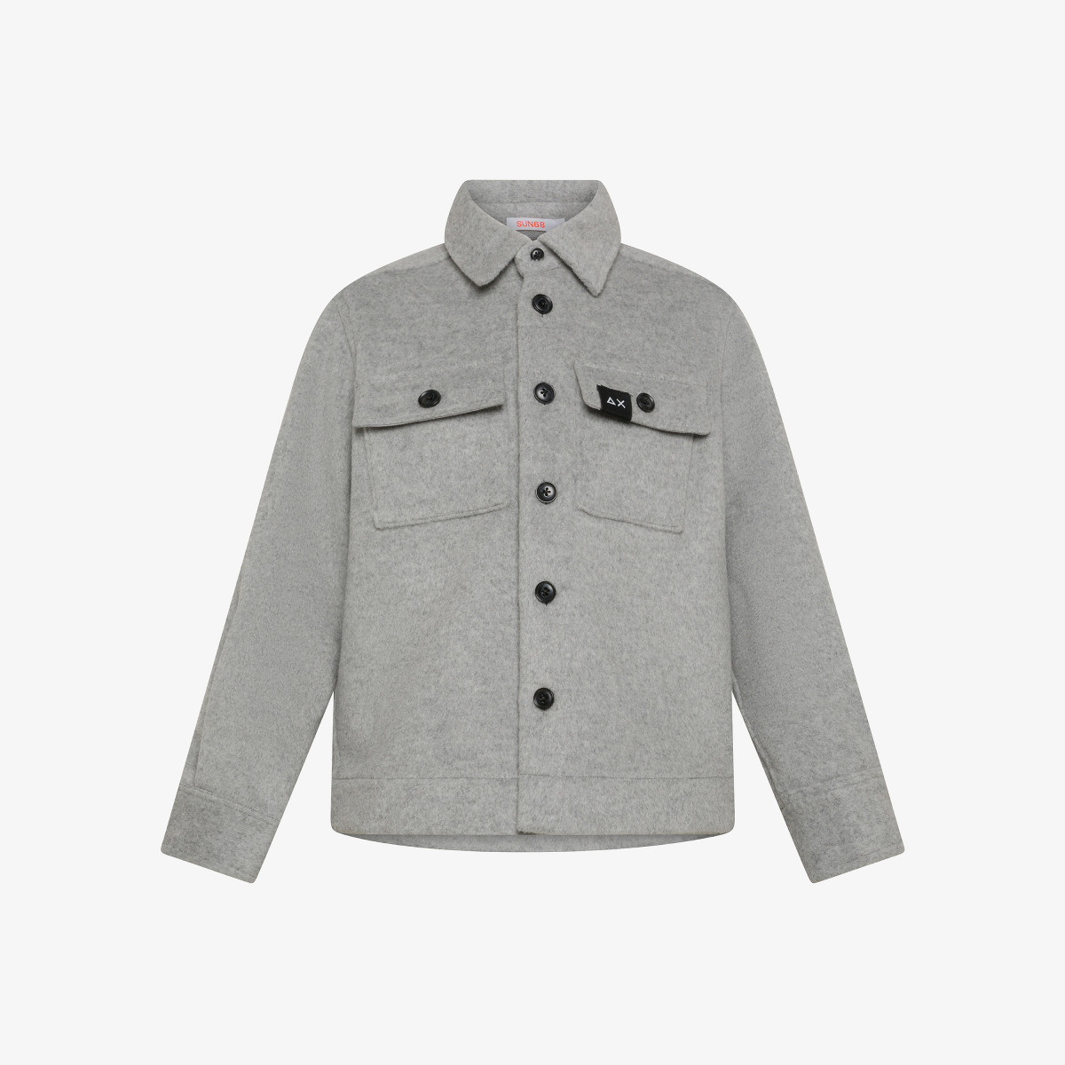 Wool overshirt LIGHT GREY