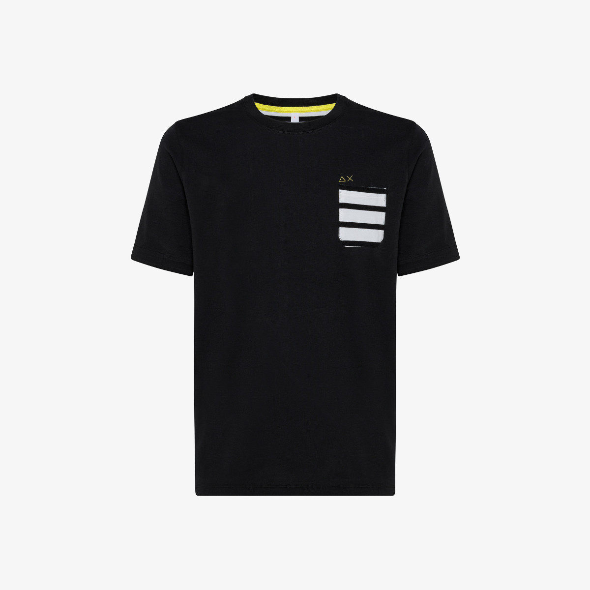 T-SHIRT ROUND SOLID FUN BLACK