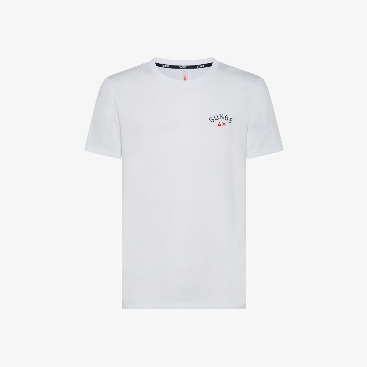 T-SHIRT SMALL LOGO ON CHEST BIANCO