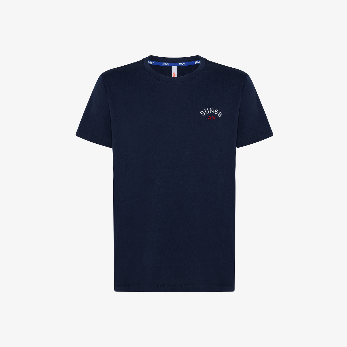 T-SHIRT SMALL LOGO ON CHEST NAVY BLUE