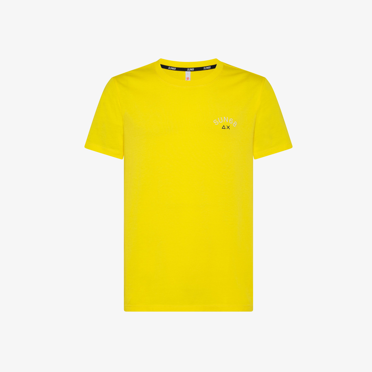T-SHIRT SMALL LOGO ON CHEST YELLOW