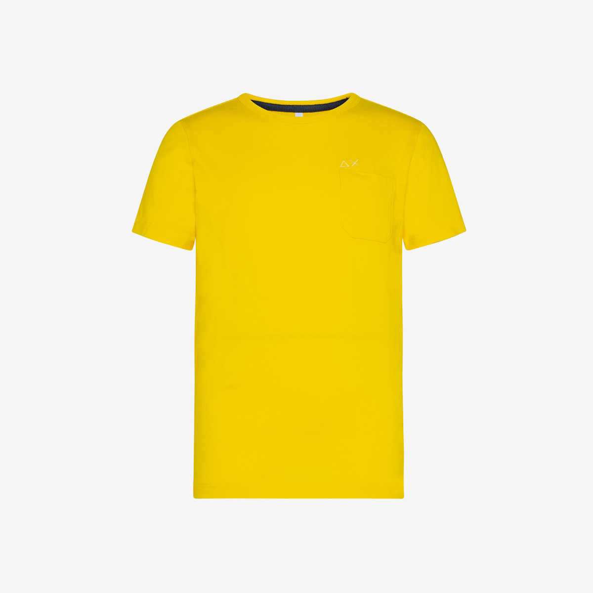 BOY'S T-SHIRT SOLID POCKET GIALLO