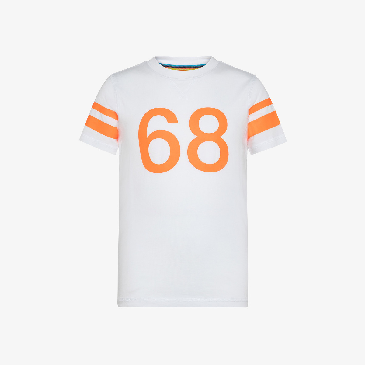 BOY'S T-SHIRT PRINT FLUO WHITE