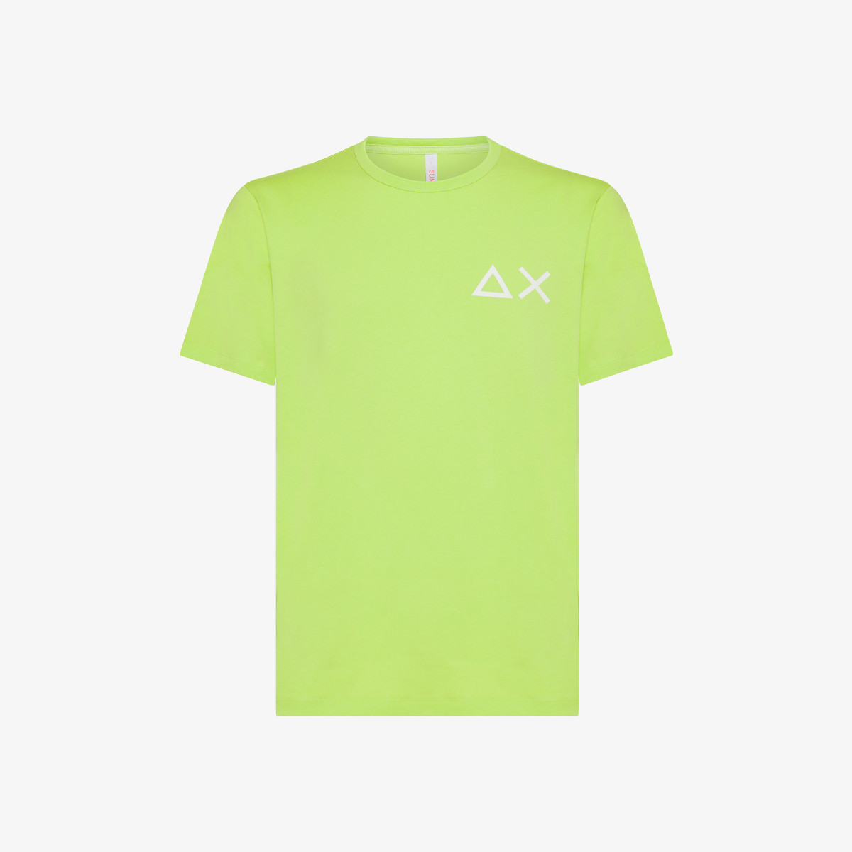T-SHIRT BIG AX LOGO ON CHEST S/S LIME