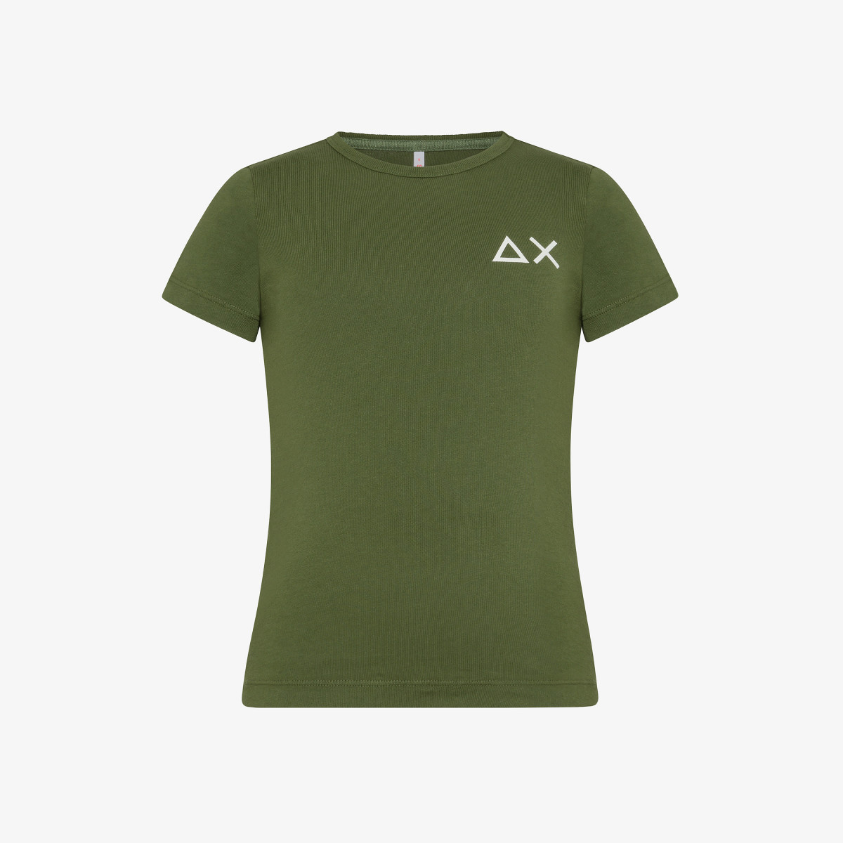 BOY'S T-SHIRT BIG AX LOGO ON CHEST S/S DARK GREEN