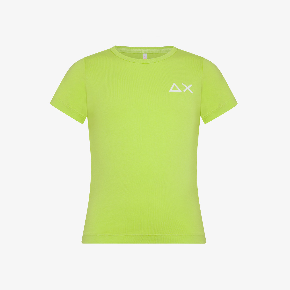 BOY'S T-SHIRT BIG AX LOGO ON CHEST S/S LIME