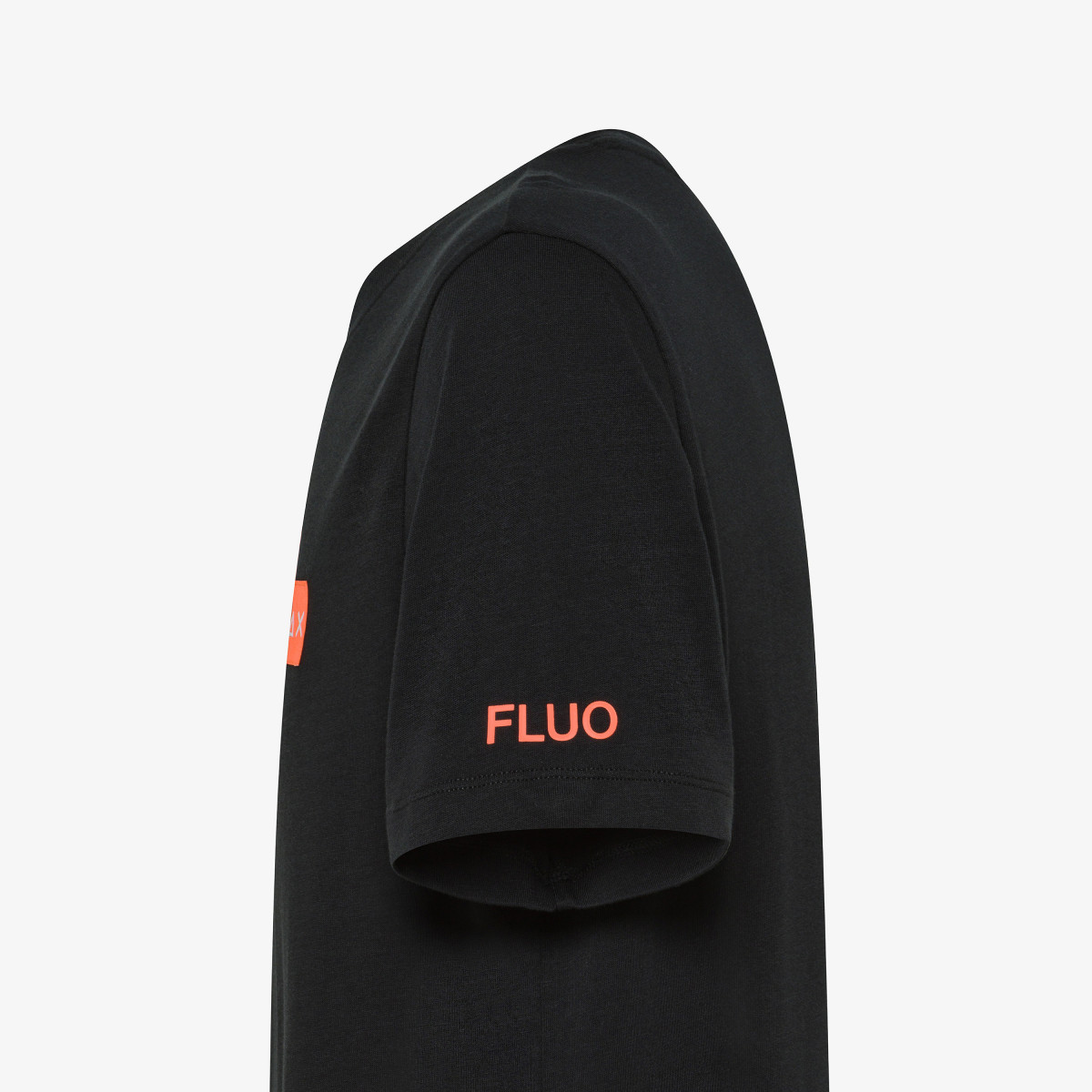 T-SHIRT LOGO FLUO S/S BLACK
