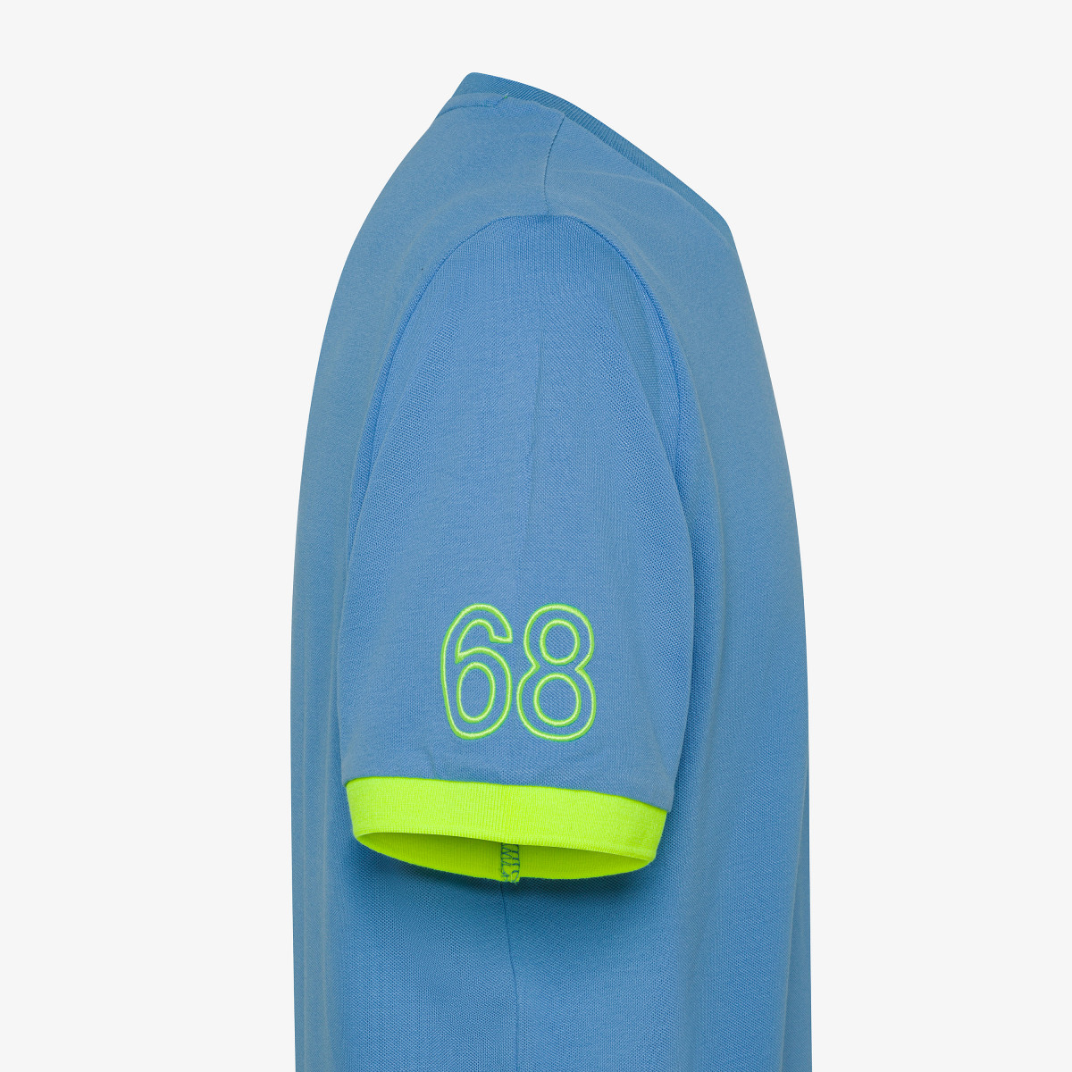 T-SHIRT PIQUET LOGO FLUO S/S AVIO