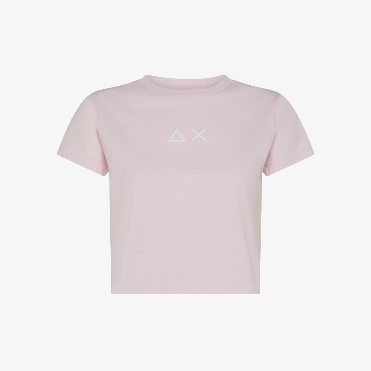 T-SHIRT CROP BIG LOGO S/S PINK