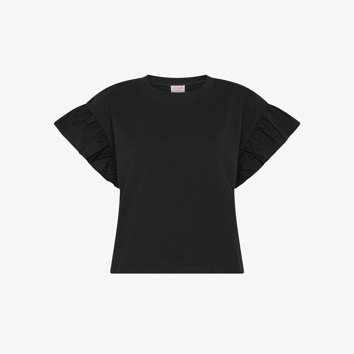 T-shirt in cotone nero