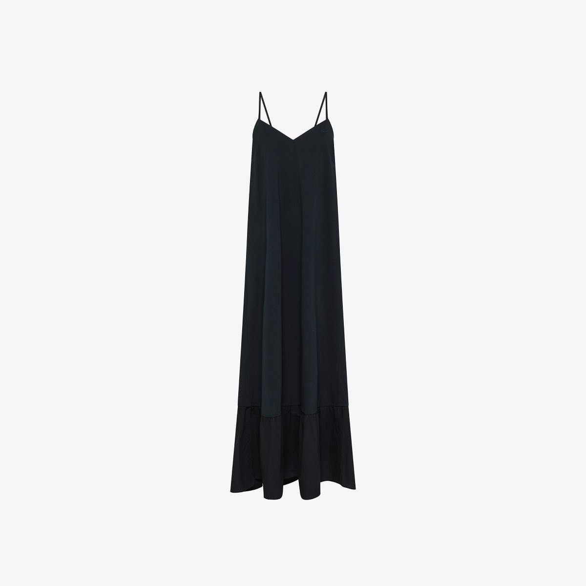 Navy blue cotton dress