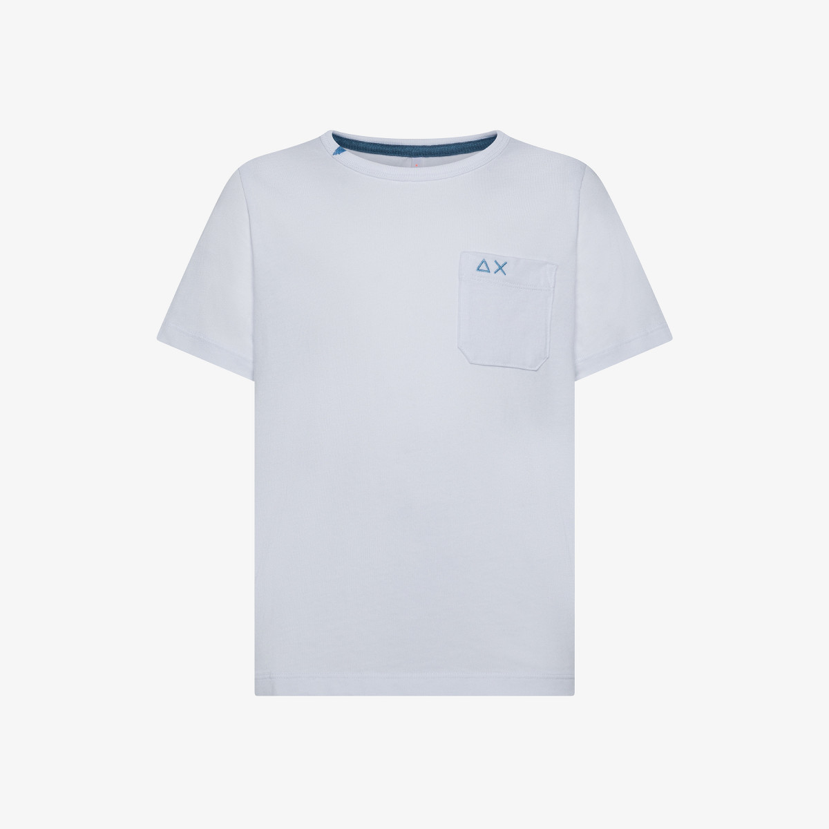 BOY'S T-SHIRT POCKET BASIC S/S BIANCO