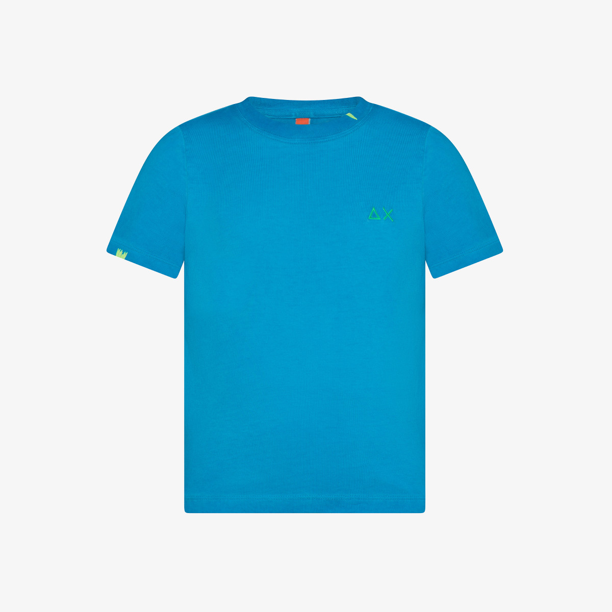 Light ottanio cotton jersey T-shirt