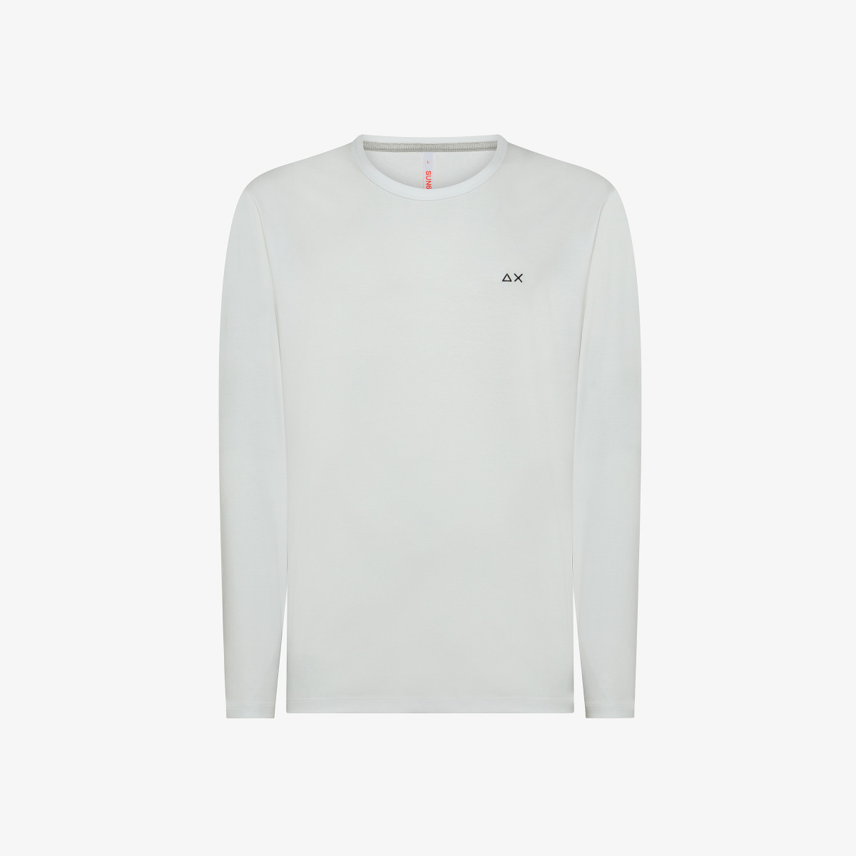 T-SHIRT SOLID LUXURY L/S WHITE