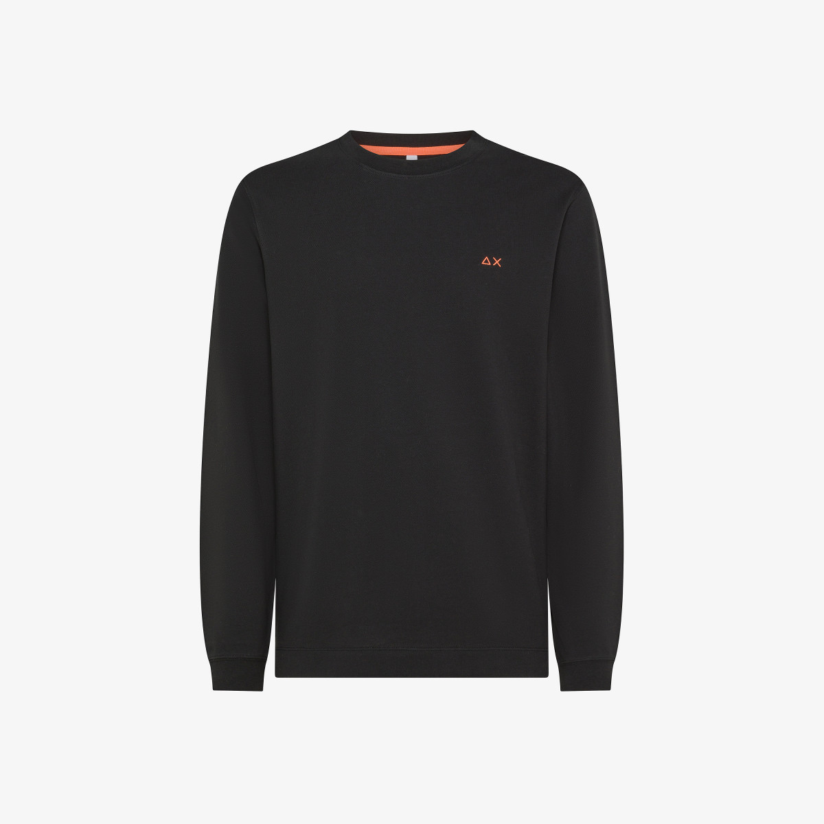 T-SHIRT SOLID PE L/S NERO