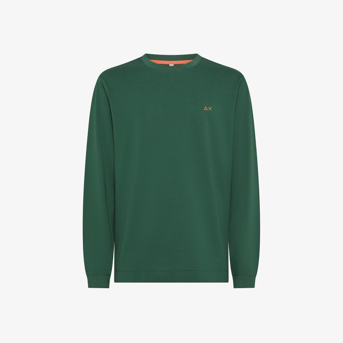 T-SHIRT SOLID PE L/S DARK GREEN