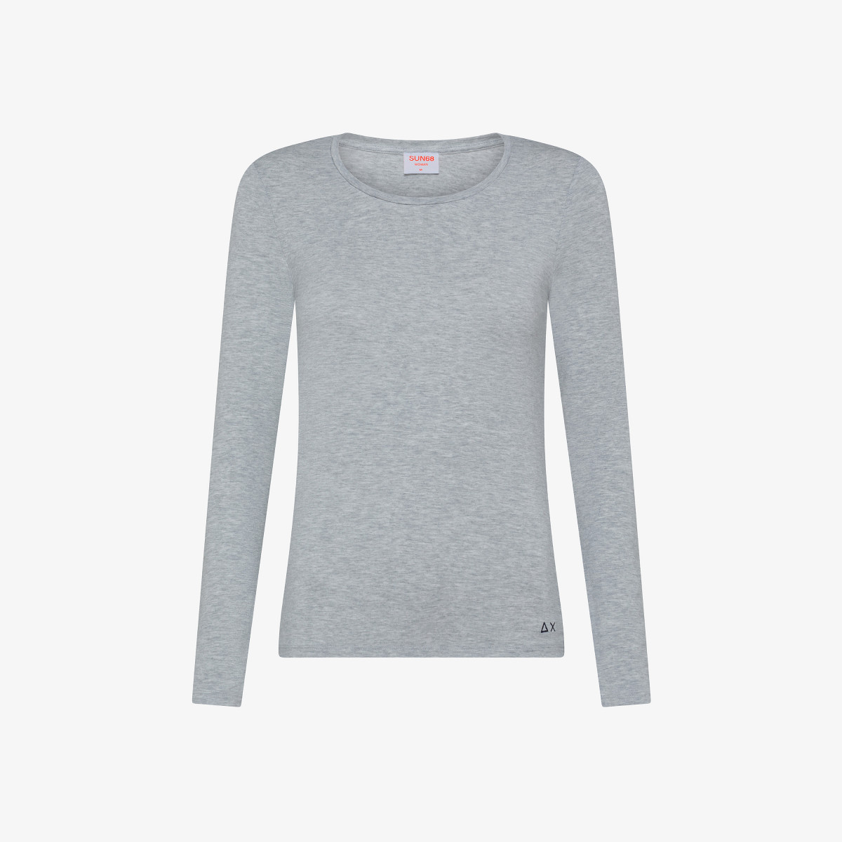 T-shirt in modal MEDIUM GREY