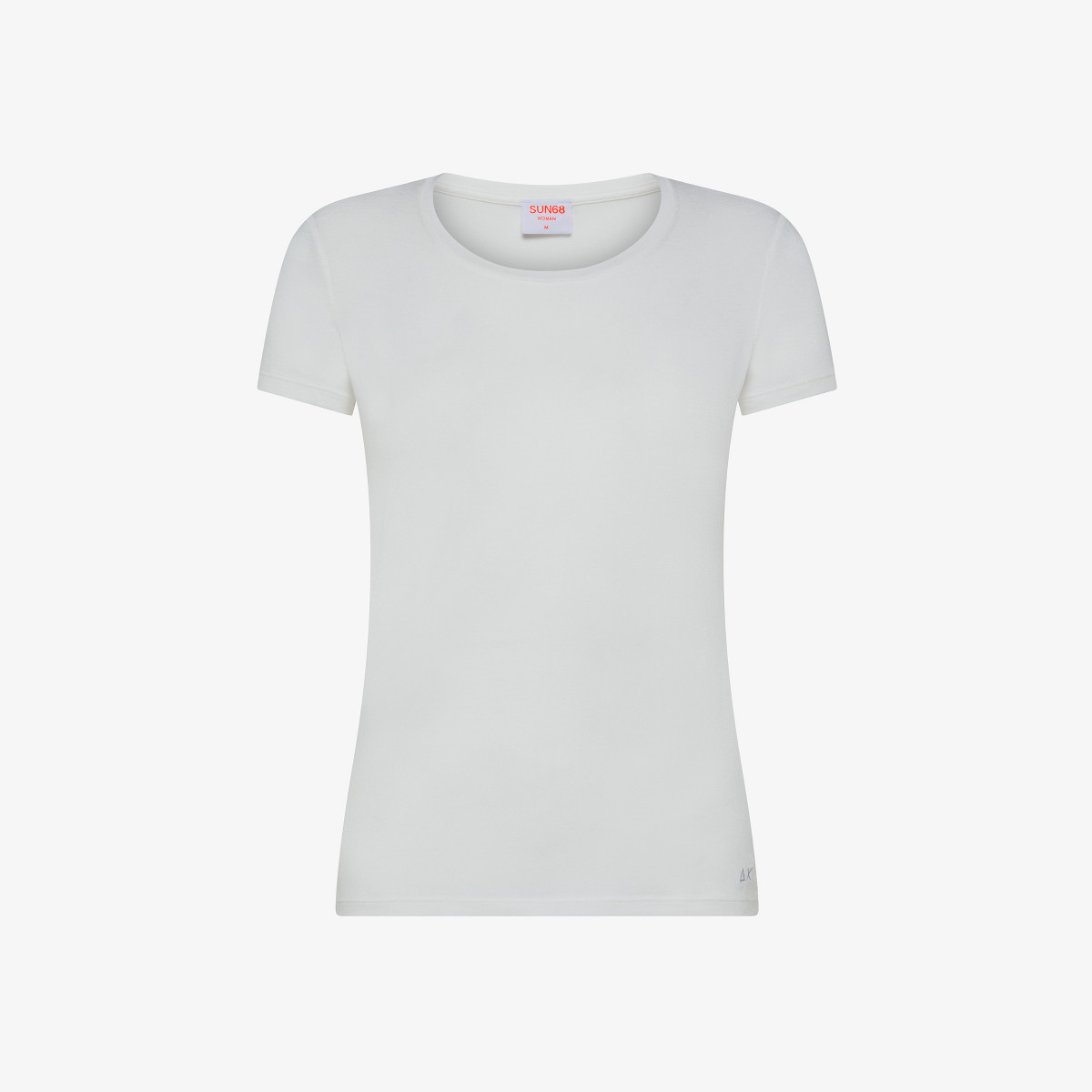 TSHIRT ROUND NECK S/S BIANCO PANNA