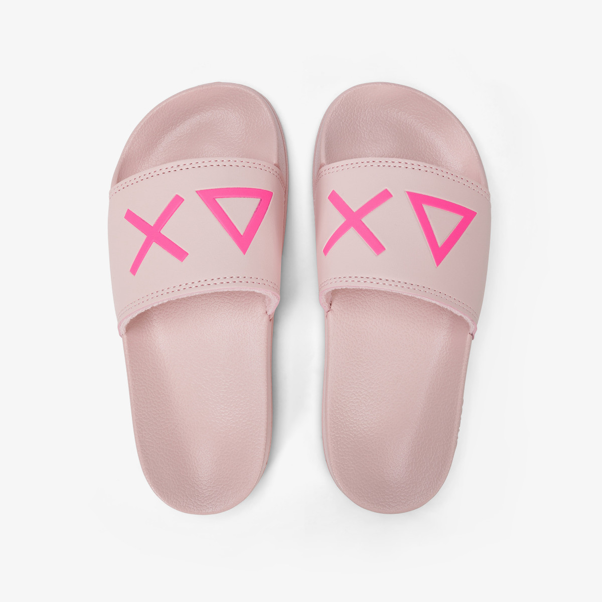 GIRL'S SLIPPERS LOGO PINK