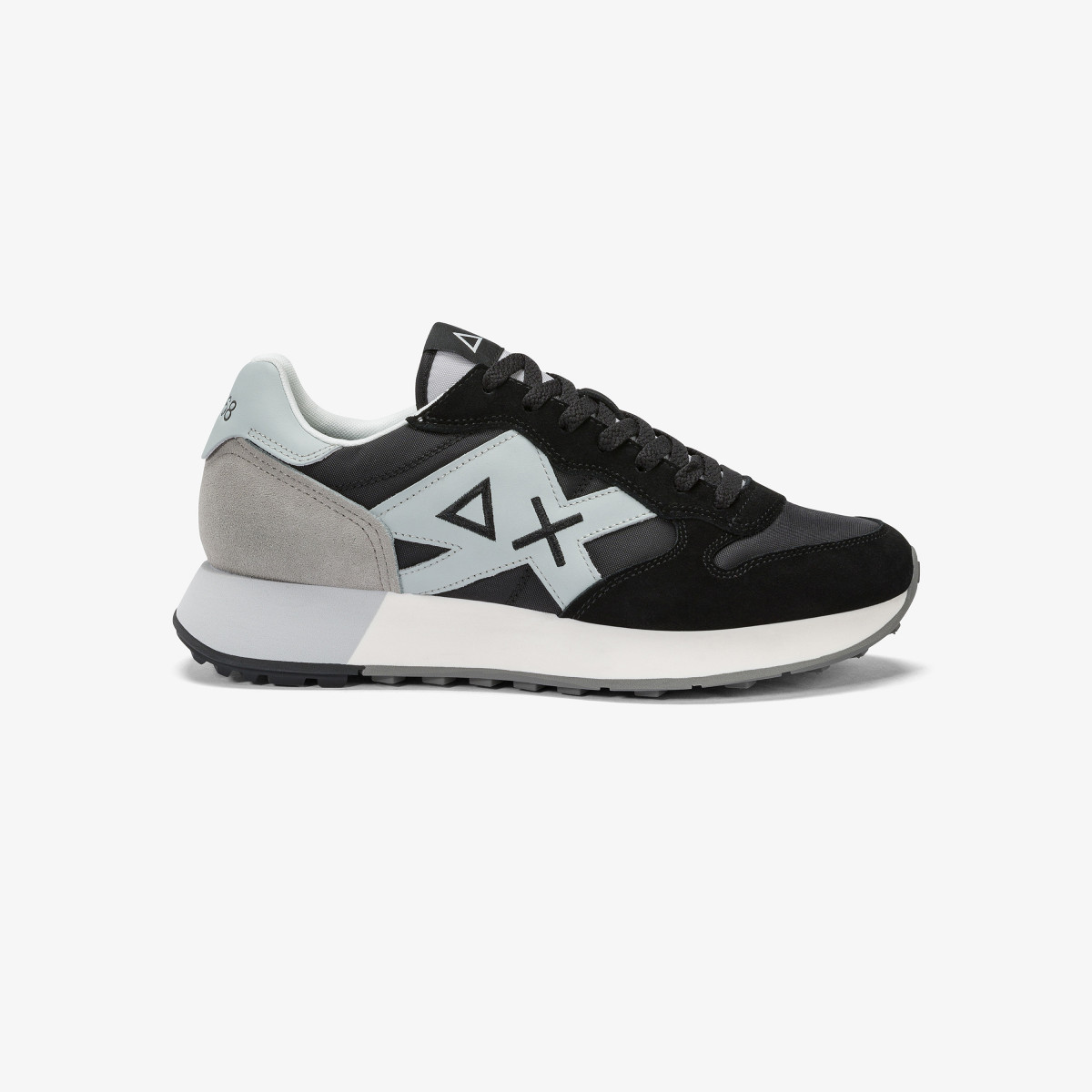 Sneaker Jaki in nylon e suede nero