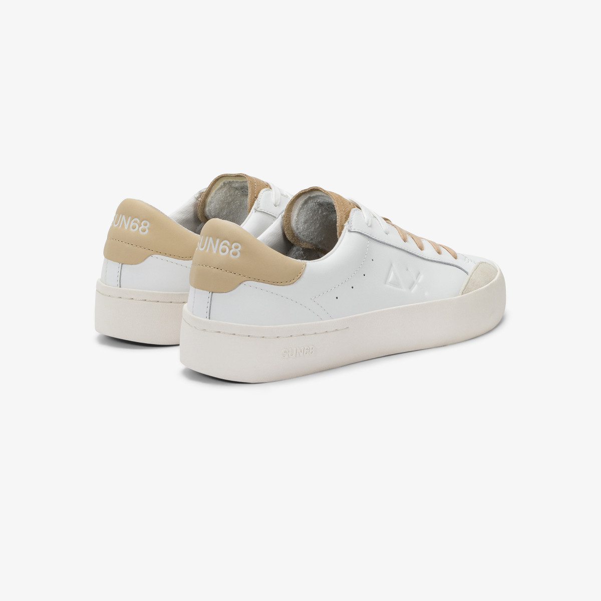 STREET LEATHER WHITE/BEIGE