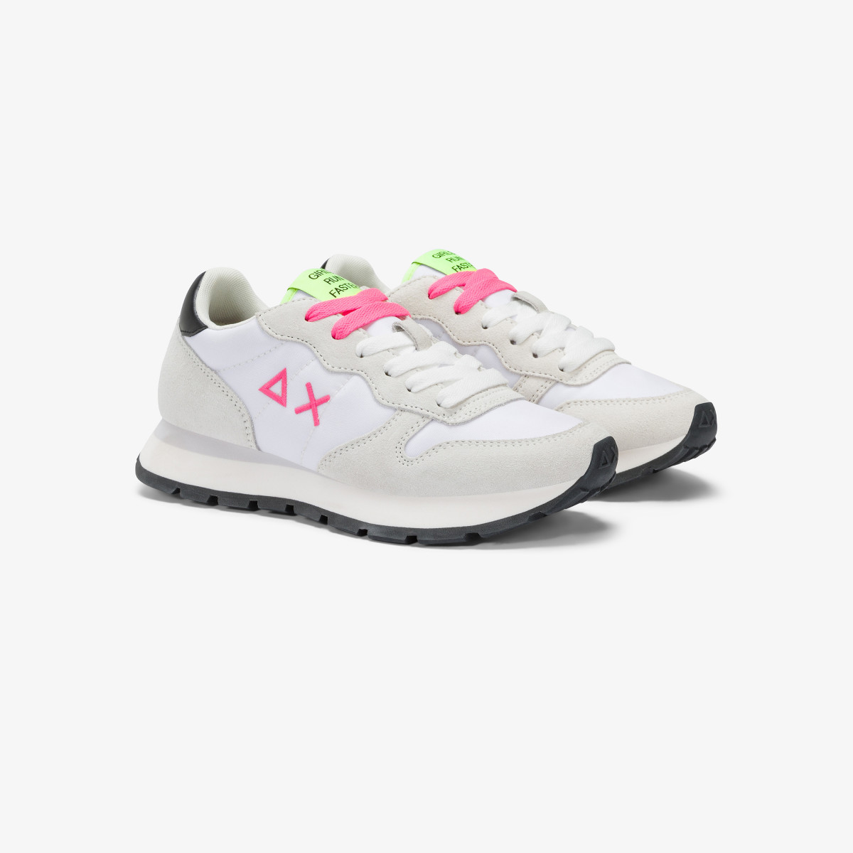 ALLY SOLID NYLON WHITE/FUXIA FLUO