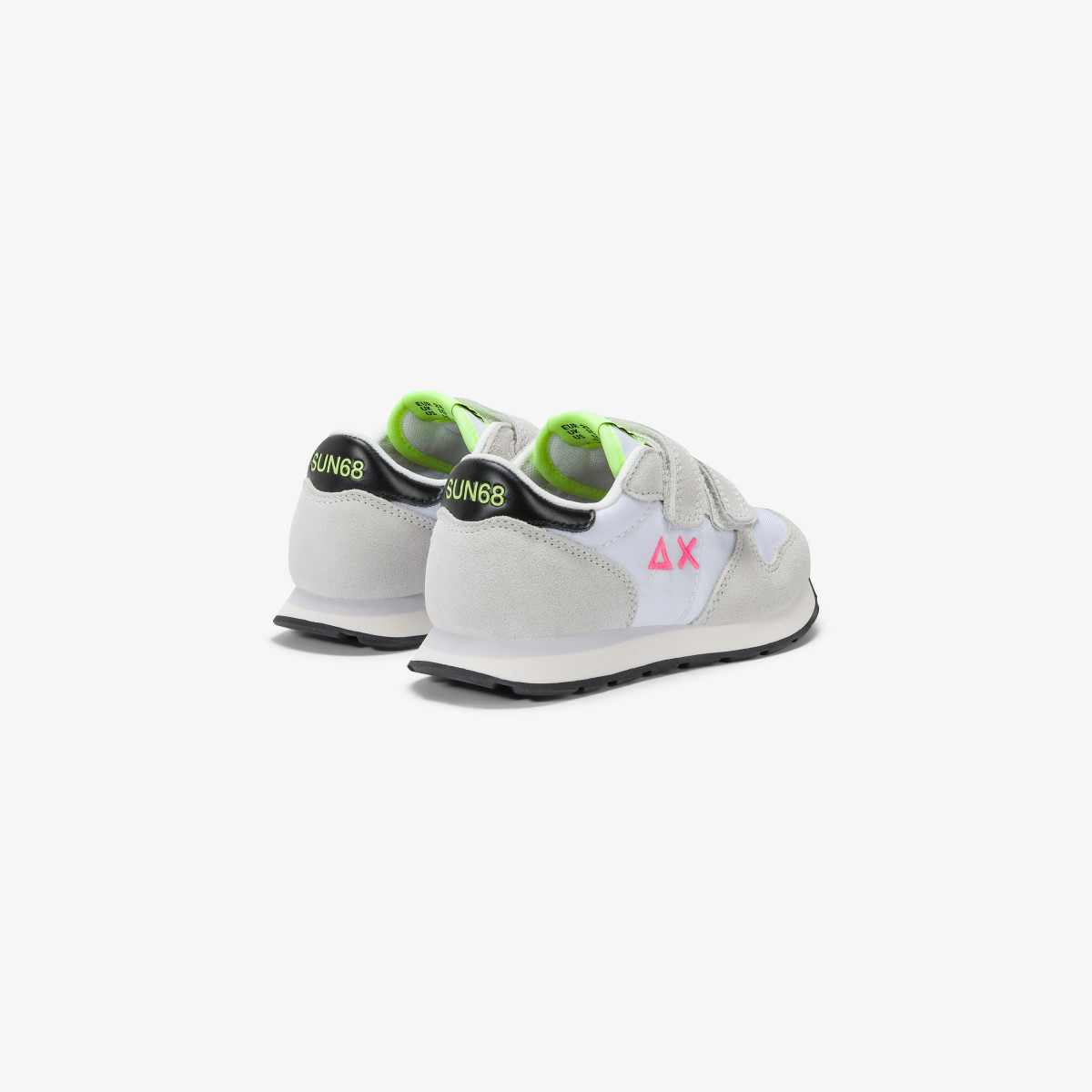 GIRL'S ALLY SOLID NYLON (BABY) WHITE/FUXIA FLUO