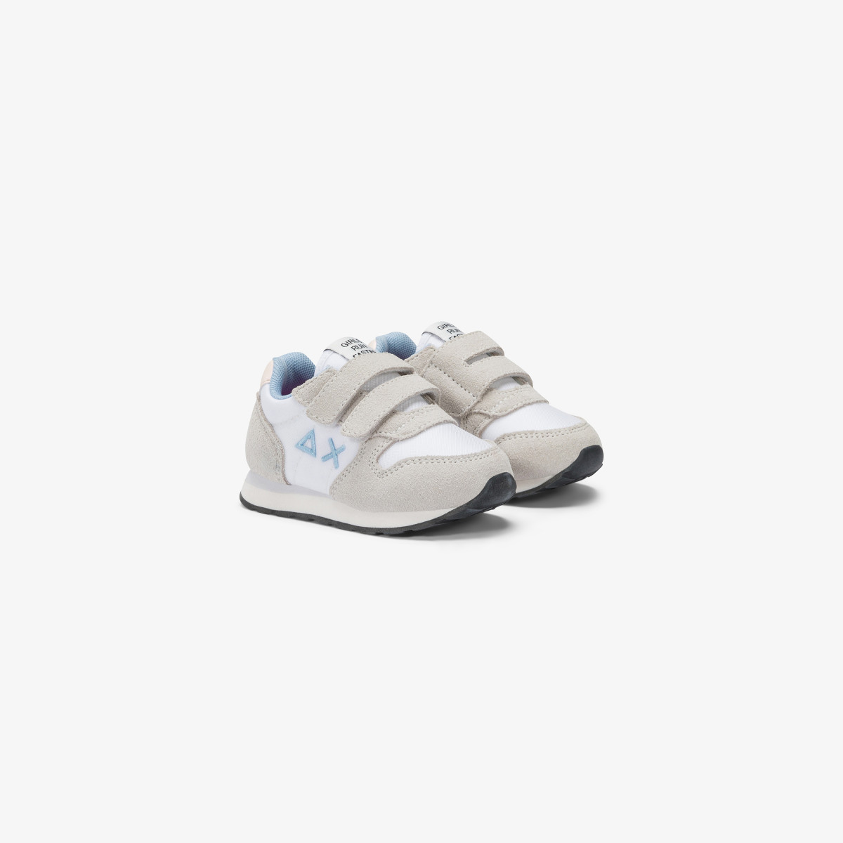 GIRL'S ALLY SOLID NYLON (FIRST STEP) WHITE