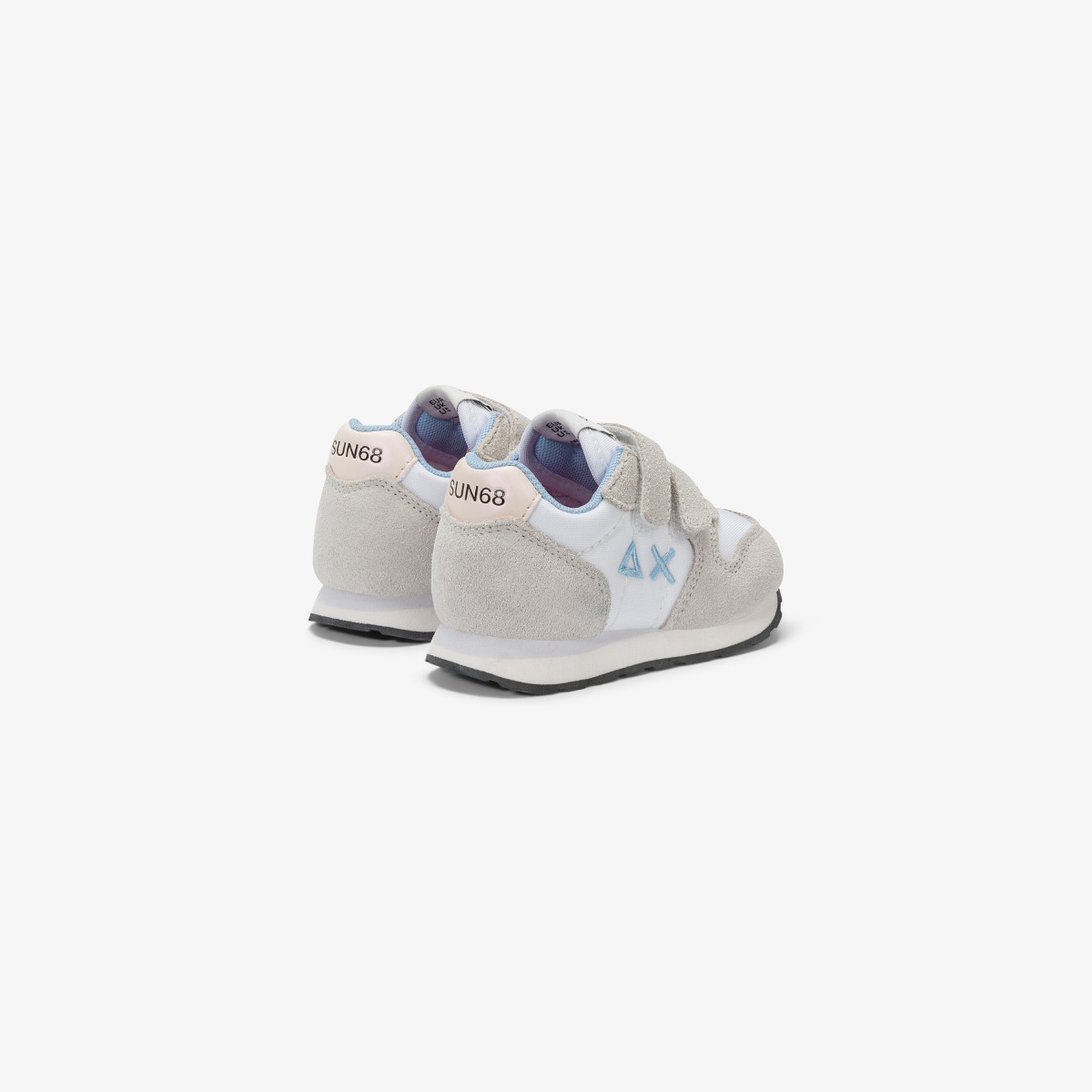 GIRL'S ALLY SOLID NYLON (FIRST STEP) WHITE