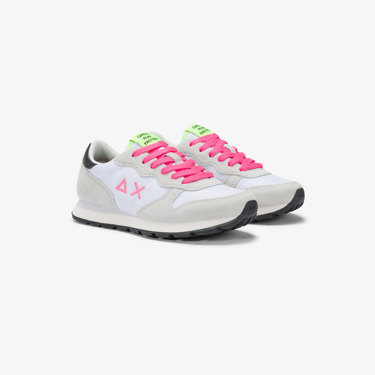 GIRL'S ALLY SOLID NYLON (TEEN) WHITE/FUXIA FLUO