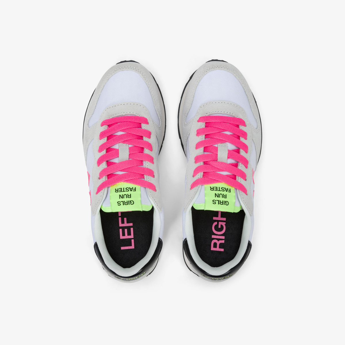 GIRL'S ALLY SOLID NYLON (TEEN) WHITE/FUXIA FLUO