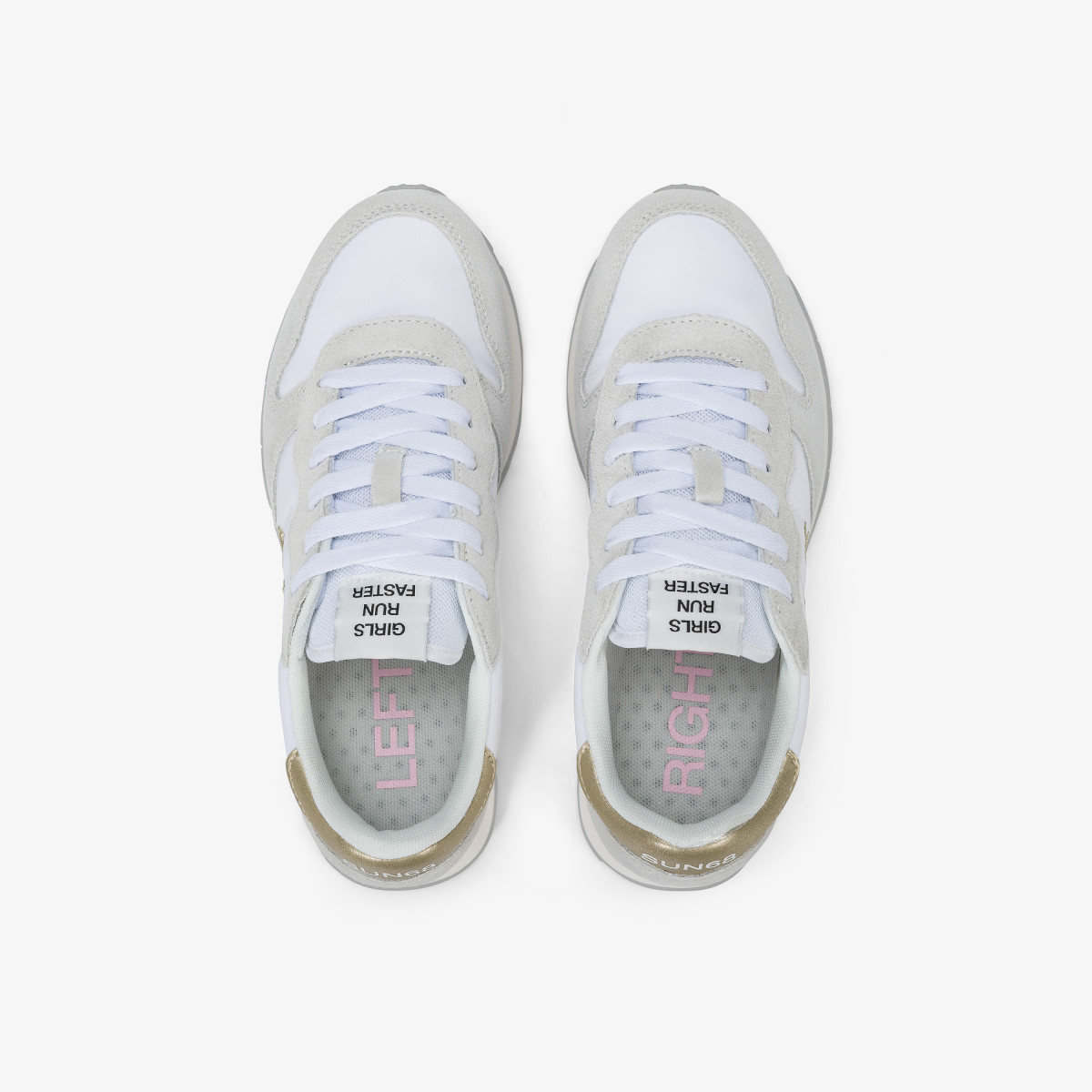 GIRL'S ALLY GOLD SILVER (TEEN) WHITE