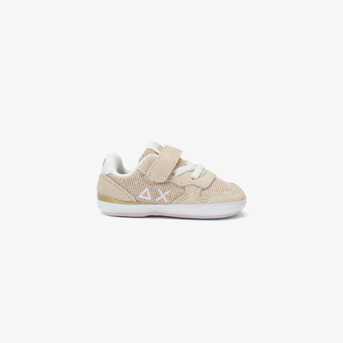 GIRL'S ALLY GLITTER TEXTILE (NEW BORN) ORO