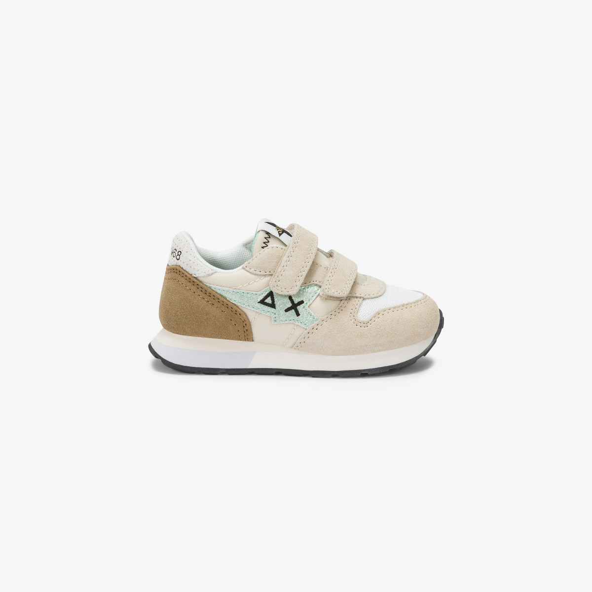 GIRL'S STARGIRL GLITTER LOGO (BABY) BIANCO PANNA