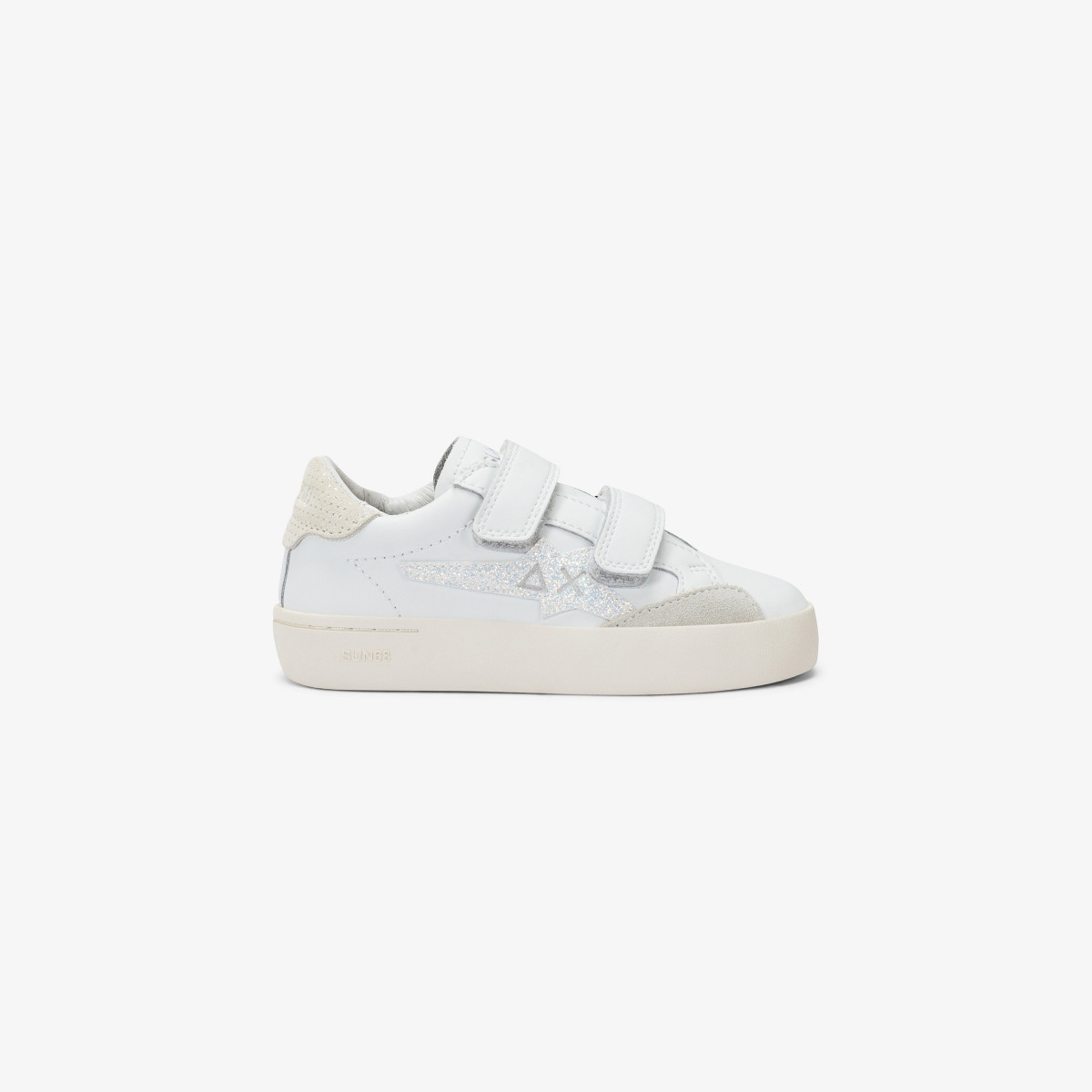 Sneaker Girl's Katy in pelle bianca