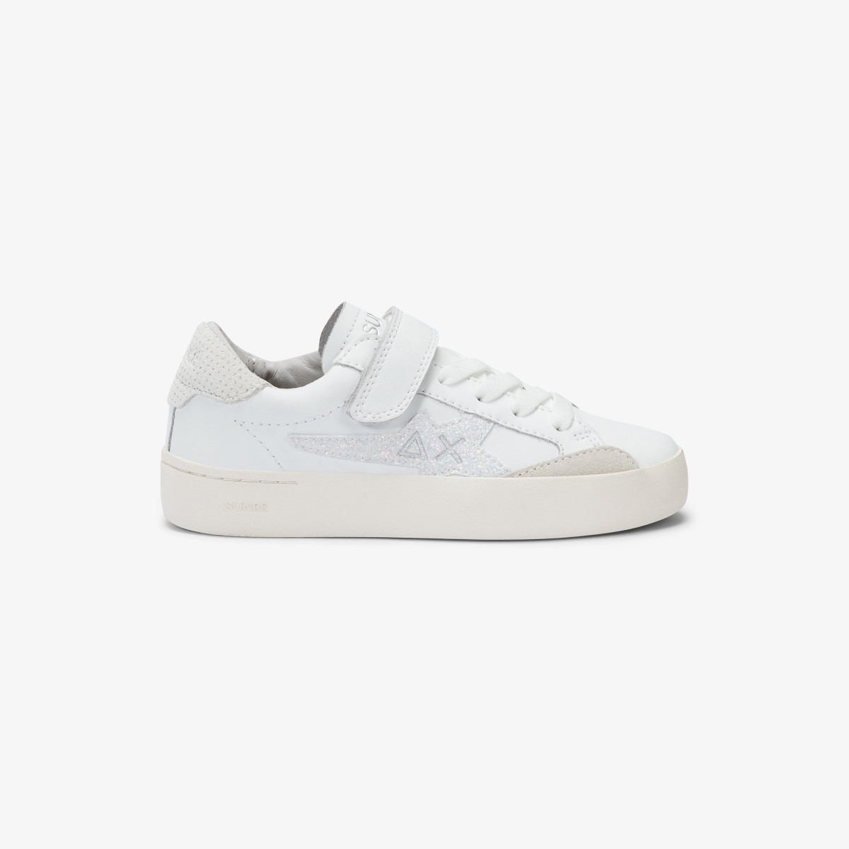 GIRL'S KATY LEATHER (KID) BIANCO