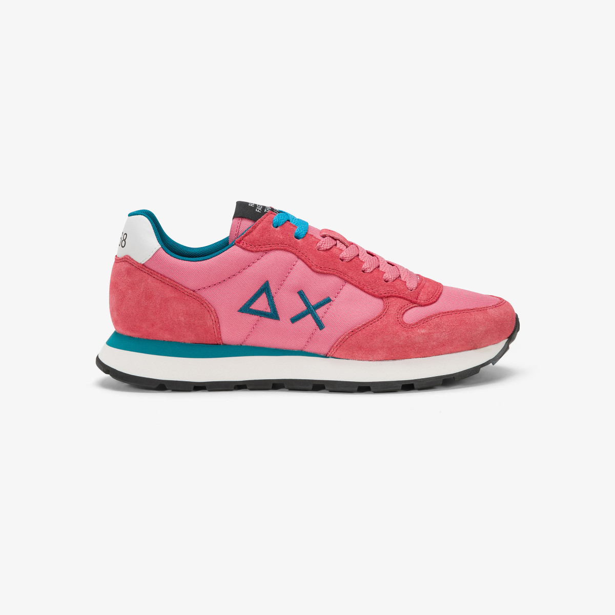 Sneaker Tom in nylon e suede DAHLIA