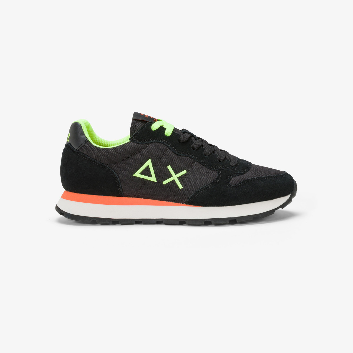 Sun 68 Sneaker Tom Fluo In Nylon E Suede - Scarpe