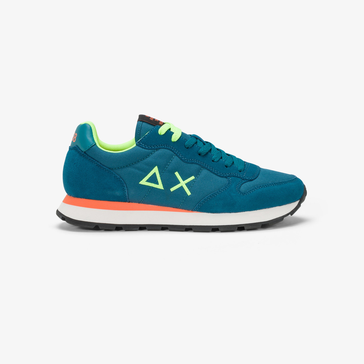 Sun 68 Sneaker Tom Fluo In Nylon E Suede - Scarpe