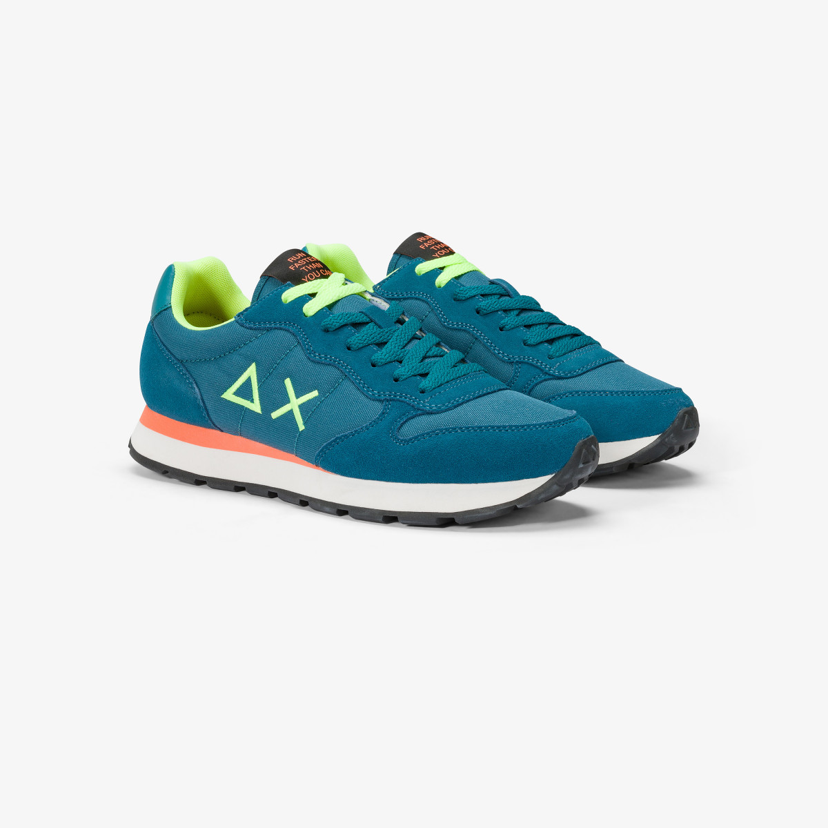 Tom Fluo nylon and suede sneaker OTTANIO
