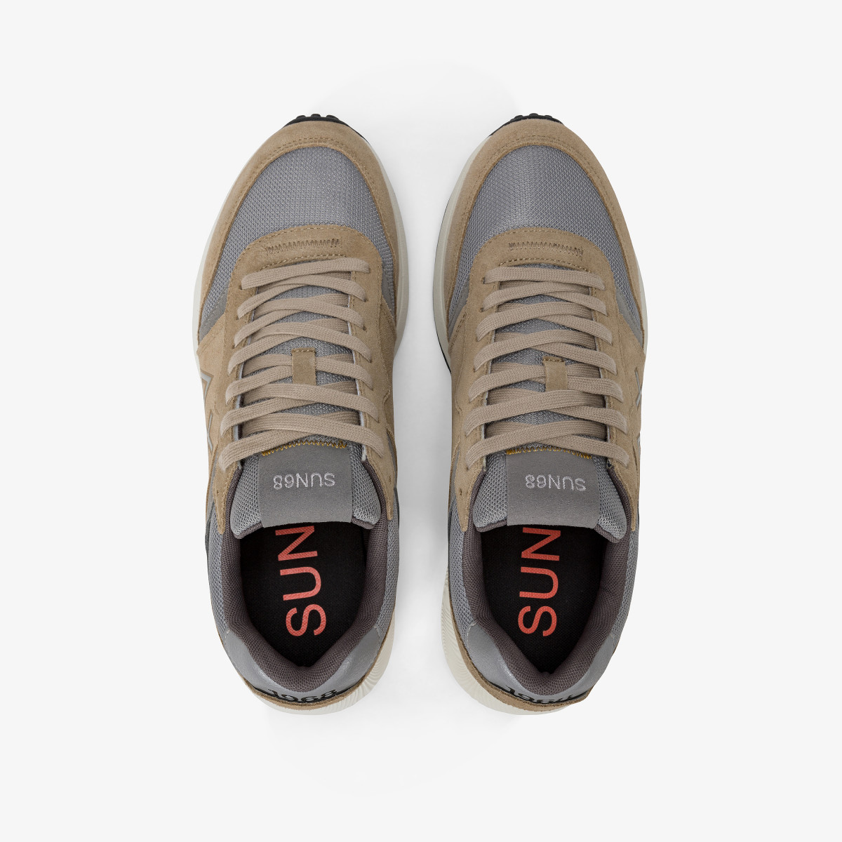 Sneaker Daddy in suede e mesh BEIGE SCURO
