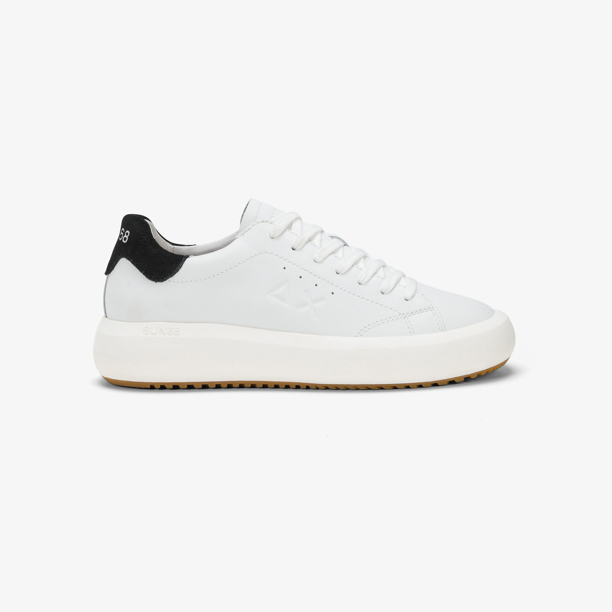 Big Boy leather sneaker WHITE/BLACK