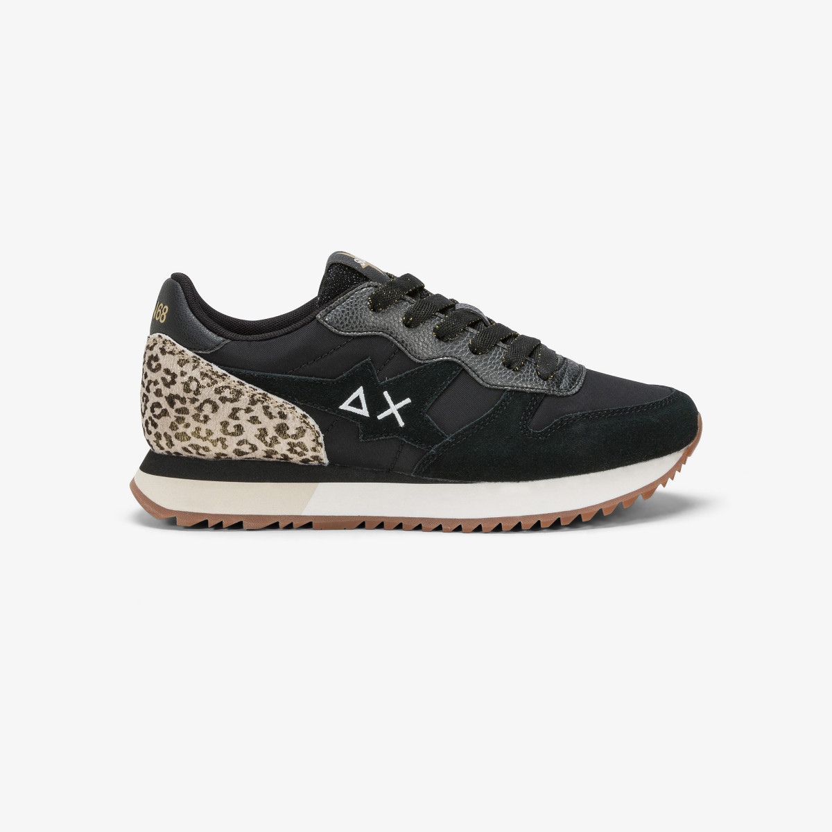 Sun 68 Sneaker Stargirl Animalier In Suede E Nylon - Scarpe