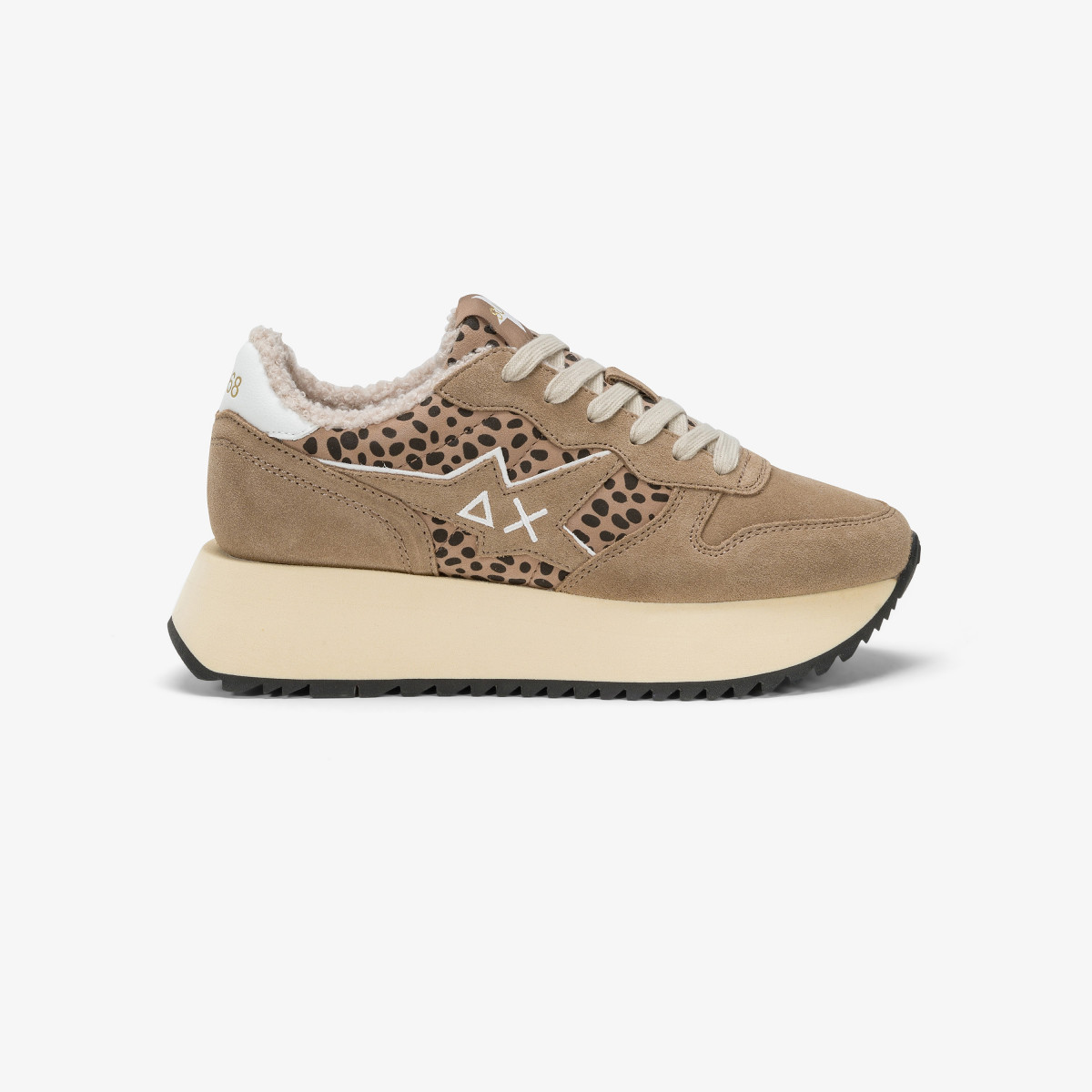 BIG STARGIRL SUEDE BEIGE SCURO