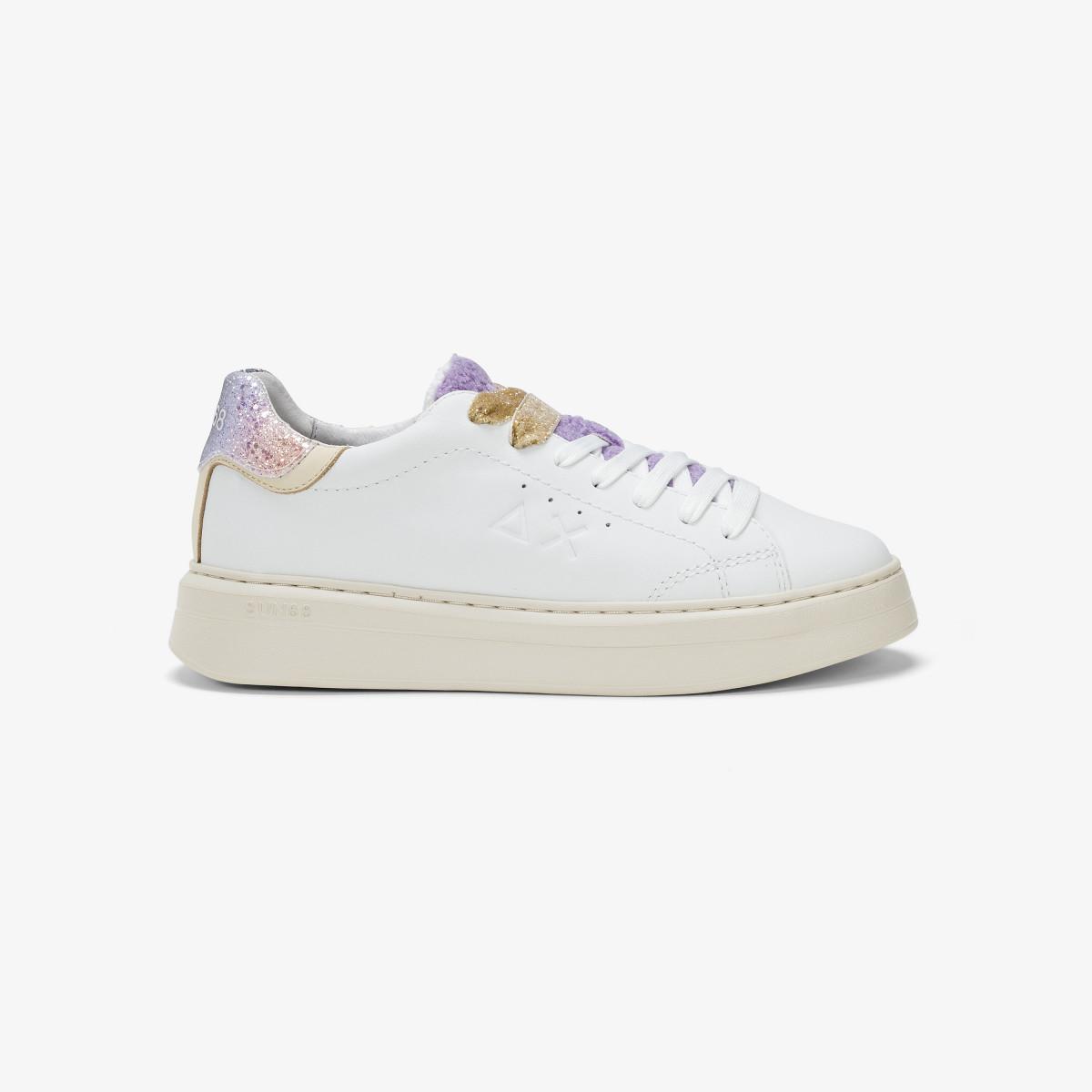 Sun 68 Sneaker Grace Teddy In Pelle - Scarpe