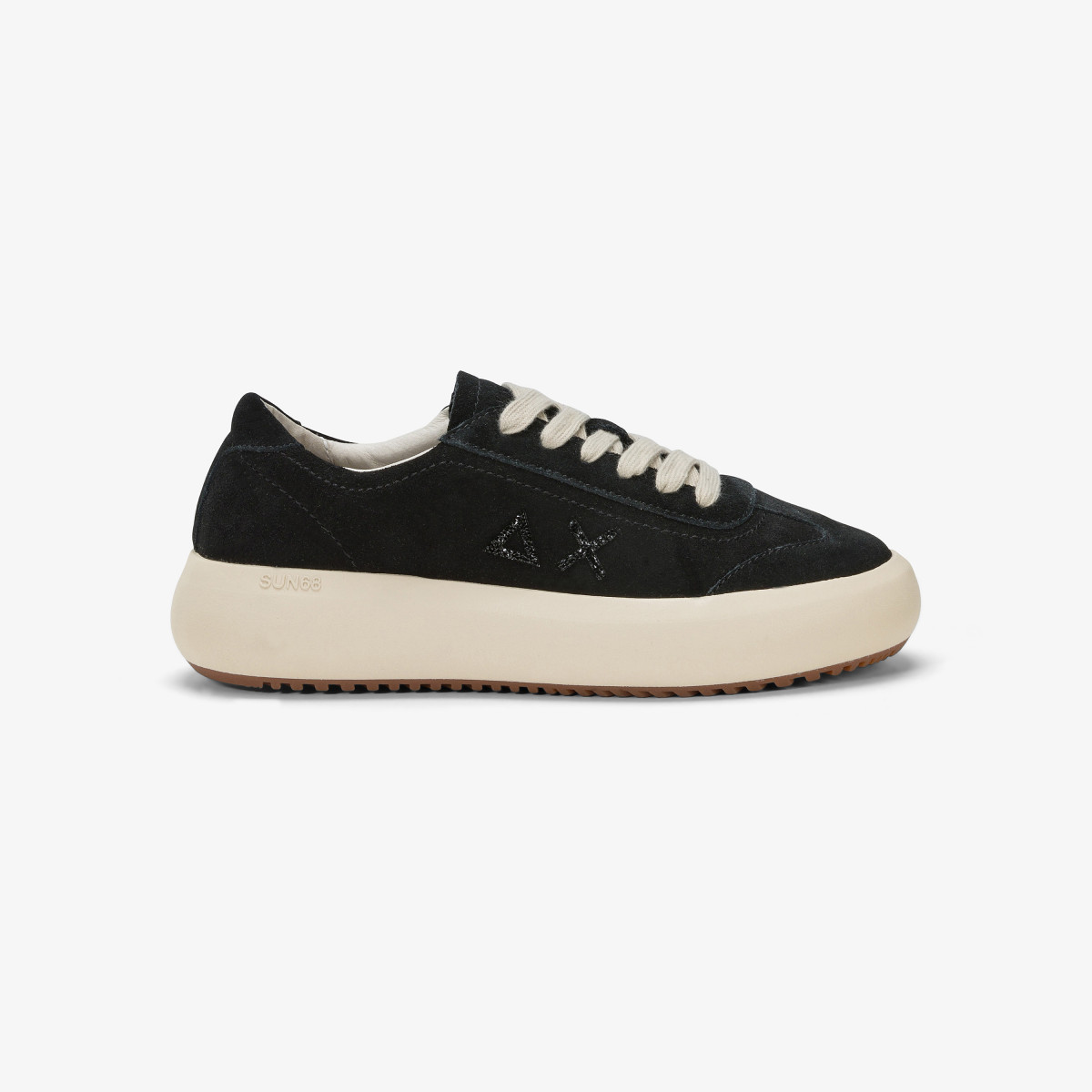 Juno suede sneaker BLACK